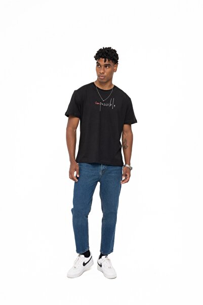 WATCHOFROYAL Μαύρο Impossible T-shirt