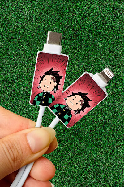 WANNA PROTECT Type-c - Lightning Iphone Uyumlu Yumuşak Desenli Sevimli Siliko...