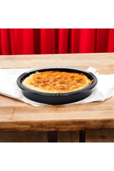qussine Enamel Baking Tray Round 32cm