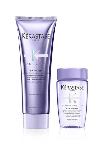 Kerastase Bakım Sütü - Blond Absolu Cicaflash 200 ml + Blond Absolu Bain Lumi...