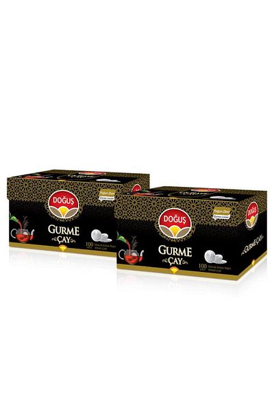 Doğuş Doğuş Gourmet إبريق شاي كيس شاي 100x3,2 جرام × 2 قطعة