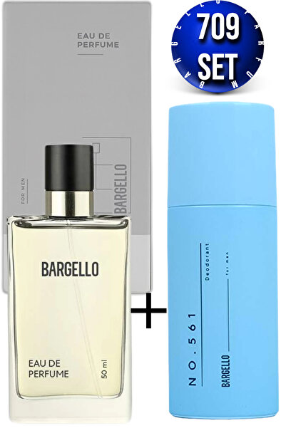Bargello 709 Erkek Parfüm Oriental 50 Ml EDP + 709 Erkek Deodorant 150 Ml