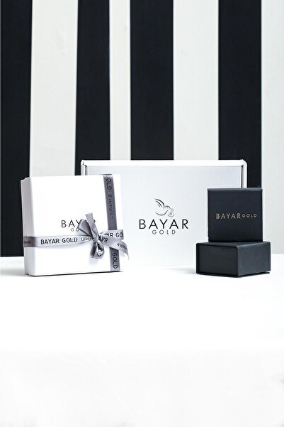 Bayar Gold 14 Ayar Altın Kafesli Firuze Yüzük