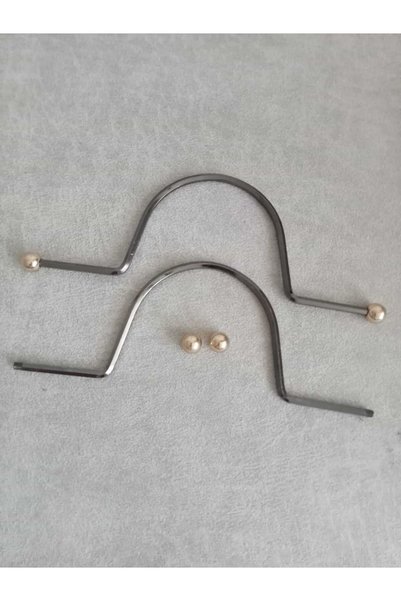 hobi duragı 28*9 cm Gold Metal Screw-On Bulk Bag Handle - Double