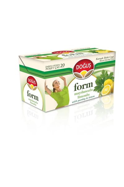Doğuş Form Maydanozlu Limonlu Bitki Çayı 20'li 40 g X 3 Adet