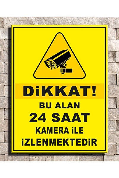 ATTENTION THIS AREA IS MONITORED BY CAMERA 24 HOURS