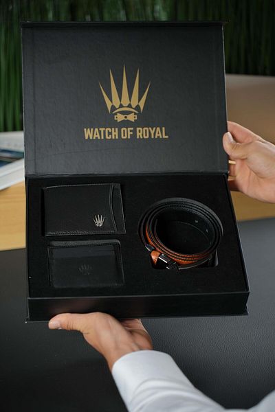 WATCHOFROYAL Santos Wallet Belt Card Holder Set
