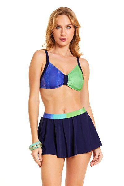 Argento Многоцветен комплект бикини с минималистична пола