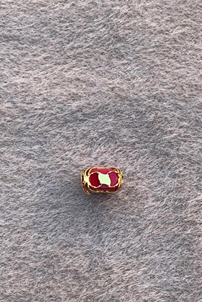 Bayar Gold Altın Bordo Küçük Boy Telkari Hülyam Boncuk