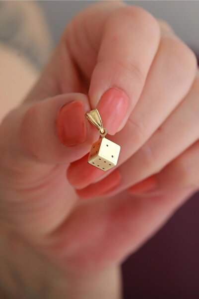 Bayar Gold Altın Zar Kolye Ucu