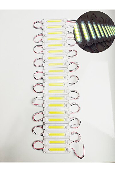 BALP Cob Ledli Su Geçirmez Mercekli Beyaz Neon Parmak Led 20 Adet