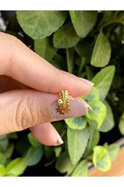 Bayar Gold 14 Ayar Altın Üç Yıldız Geçmeli Hızma