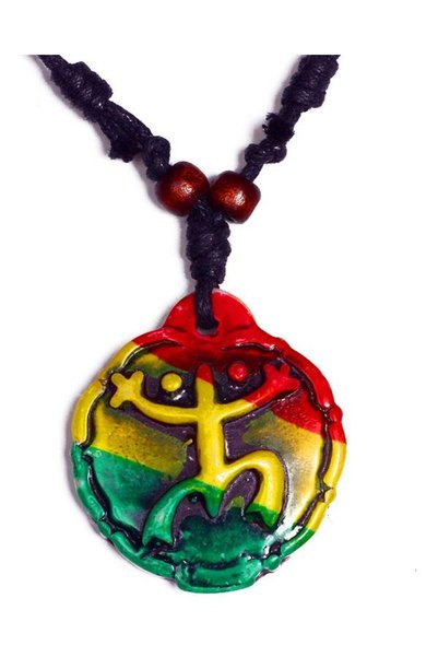 Generic Brand Maya Adjustable Drawstring Nehebkahu Figure Necklace