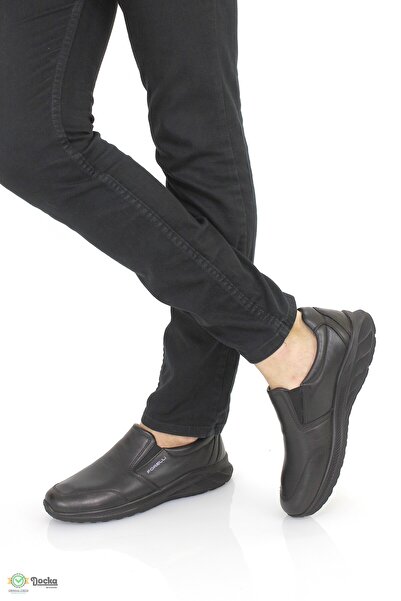 Forelli Men's Soft Genuine Leather Orthopedic Lightweight Laceless Casual Shoes F24/Cm47927