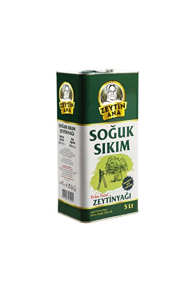 ZEYTİN ANA Yeni Sezon Soğuk Sıkım Zeytinyağı 5 Lt