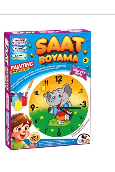 LOGO ahşap saat boyama