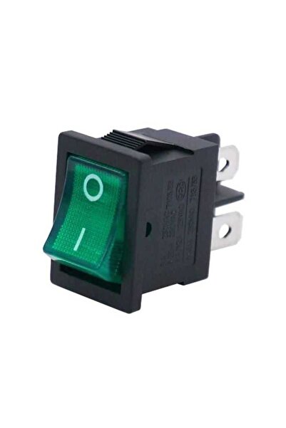 Rleil RL3-4 ON-OFF Yeşil Işıklı Anahtar 4-Pin KCD1