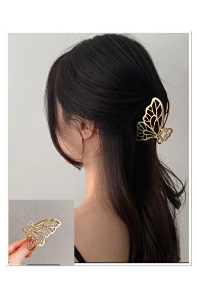 NEW HİLL Zlatna metalna kopča u obliku leptira
