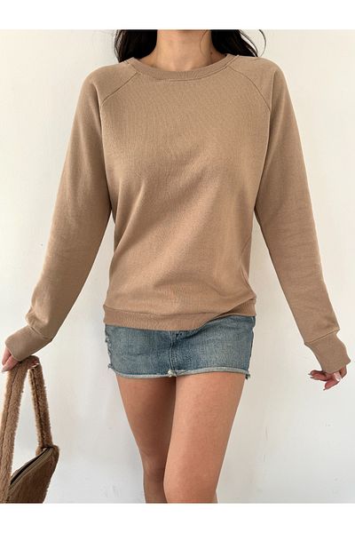 Gezen Çorap Φούτερ με κουκούλα Unisex Basic Crew Neck