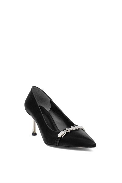 MİSS PARK MODA Miss Park Fashion Pm450 K305-2 Black Women's Evening Dress Shoes