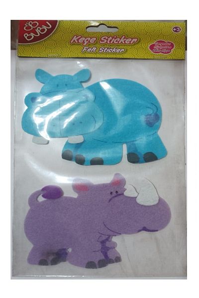 Bubu Αυτοκόλλητο με μοτίβο 3D Animals - Μεγάλος Ελέφαντας 2 τεμαχίων