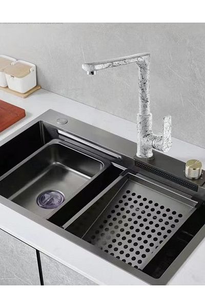 GONDEX Plus Felisia Granite White Sink Faucet - 5 Years Warranty - Excellent Quality