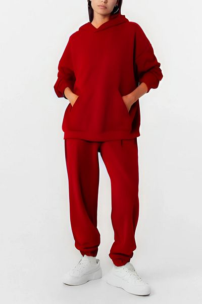 ruNadeS Women's Cotton Relaxed Fit Leg Capless Fleece Jacket - Casual