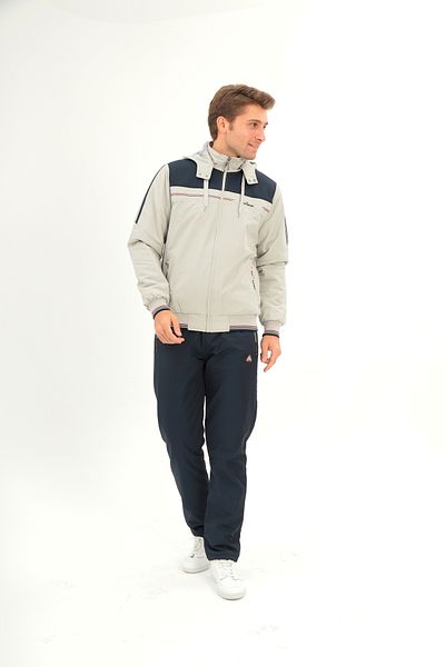 SOCCER Fleece Twill Fabric Hooded Men's Tracksuit Set 4406