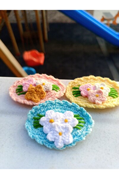 Jolly accesory Toka Anne Ve Çocuk Örgü Çıt Çıt Toka Set