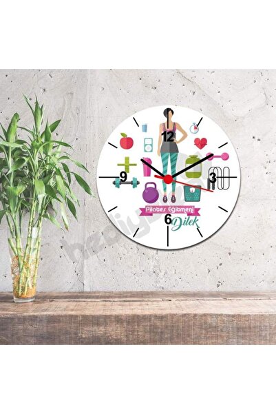 Hediyelen Pilates Eğitmeni Duvar Saati