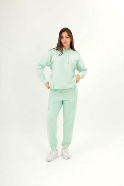 SOCCER Women's Sweat Tracksuit Set with Hood - 2 Thread 21762