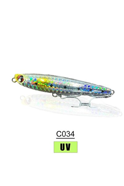 Osaka NaniwaOsakaShi Shadow Rise 7.5 cm 7.8 gr Su Üstü Maket Yem C034
