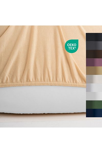Strauss Strausshome Premium Round Fitted Sheet 220X220 - 200X200Cm 100% Cotton Oeko Tex