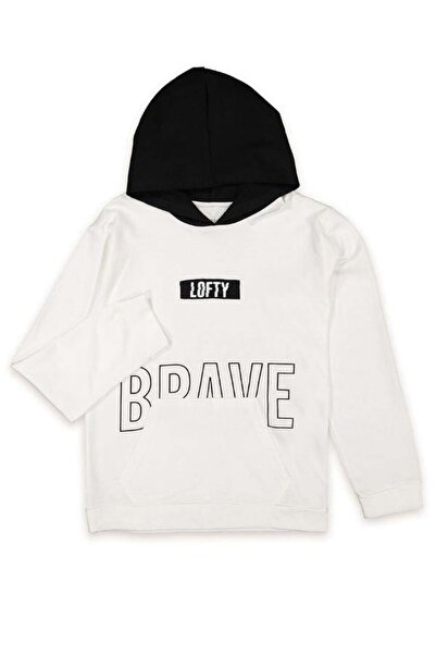 Zekids Hanorac pentru bărbați cu glugă cu scris Lofty