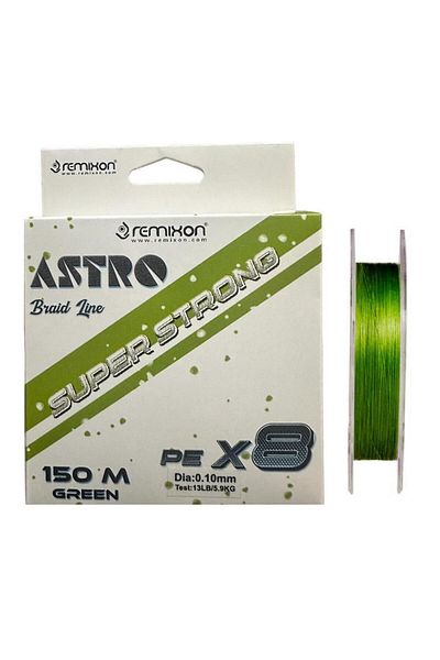 Remixon Astro 8X 0.10mm 150m Green Rope Fishing Line