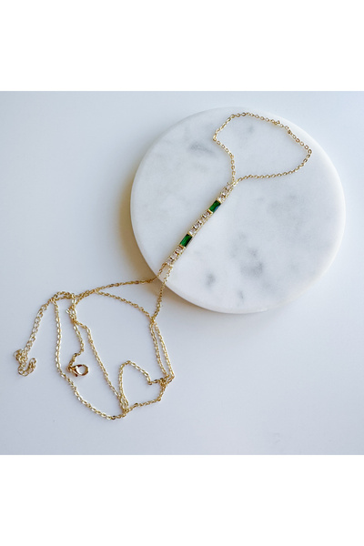 Venus Design Çelik Yeşil Taşlı Şahmeran