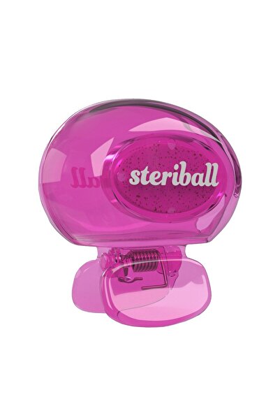 Steriball حاوية فرشاة الأسنان - وردي