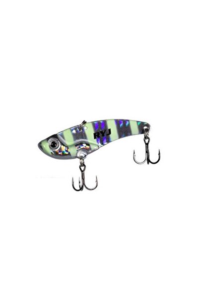 RYUJI Mirror Vib 5.6cm 15gr Vibrasyon Jig Yem Zebra Glow