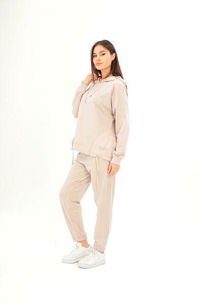 SOCCER Women's Sweat Tracksuit Set with Hood - 2 Thread 21762