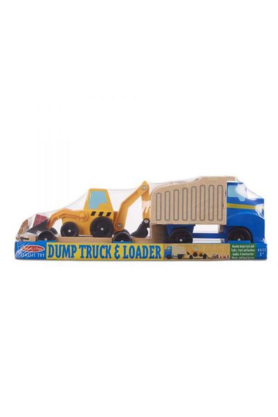 Melissa & Doug Set de joaca Utilaje de constructii din lemn