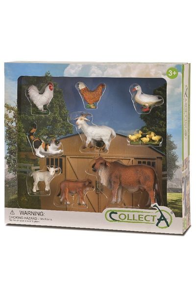 Collecta Sada 9 figurek z farmářského života