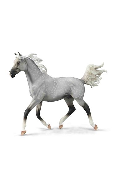 Collecta Χειροποίητο Φιγούρα Μισό Αραβικό Πιτσιλωτό Γκρι Επιβήτορα