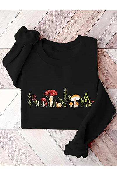 HOFFNUNG Hanorac confortabil cu mânecă lungă cu imprimeu, toamnă/iarnă