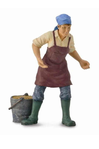 Collecta Femeie Fermier - Figurina Pentru Cadru De Joc Ferma
