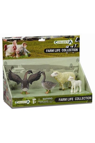 Collecta Σετ 4 φιγούρων με θέμα τη ζωή στο αγρόκτημα-