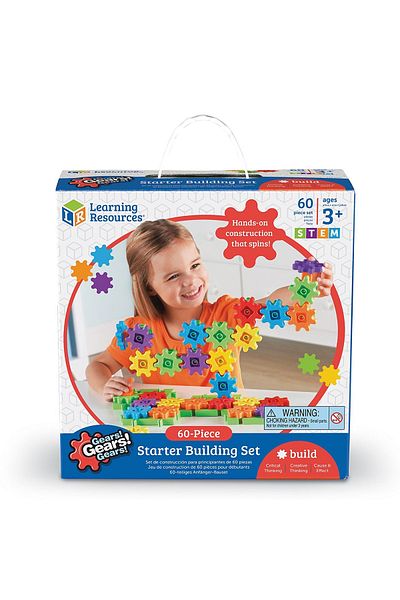 Learning Resources Setul Constructorului incepator Gears! Gears! Gears! - 60 piese