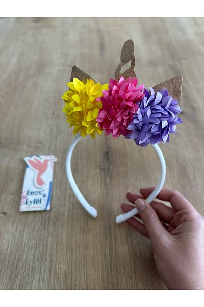Buse&Eylül Bebe Unicorn Girl's Crown