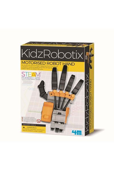 4M Robot construction kit - Motorised Robot Hand, Kidz Robotix