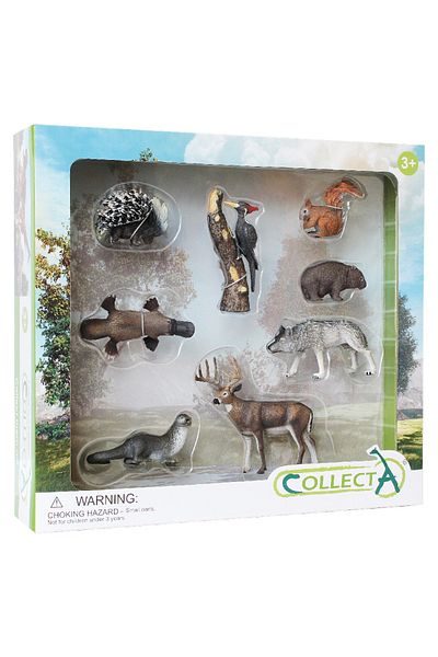 Collecta Sada 8 ručně malovaných figurek s motivem lesa
