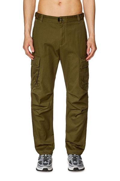 Diesel Pantaloni cargo pentru bărbați kaki